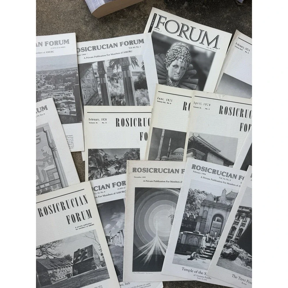 Rosicrucian FORUM Magazine 19 Random From 1970-1989